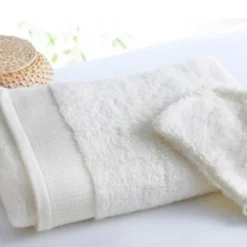BecquetMaxi Drap de bain uni en coton - 450 g/m² blanc