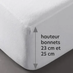 BecquetMolleton protege matelas blanc