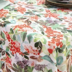 BecquetNappe antitache en coton REDFLEURS - multicolore