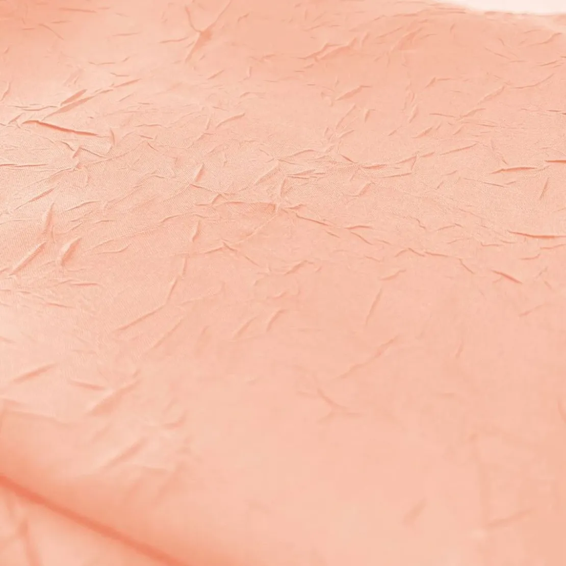 BecquetNappe de table en polyester rose nude effet froissé - FONTANA