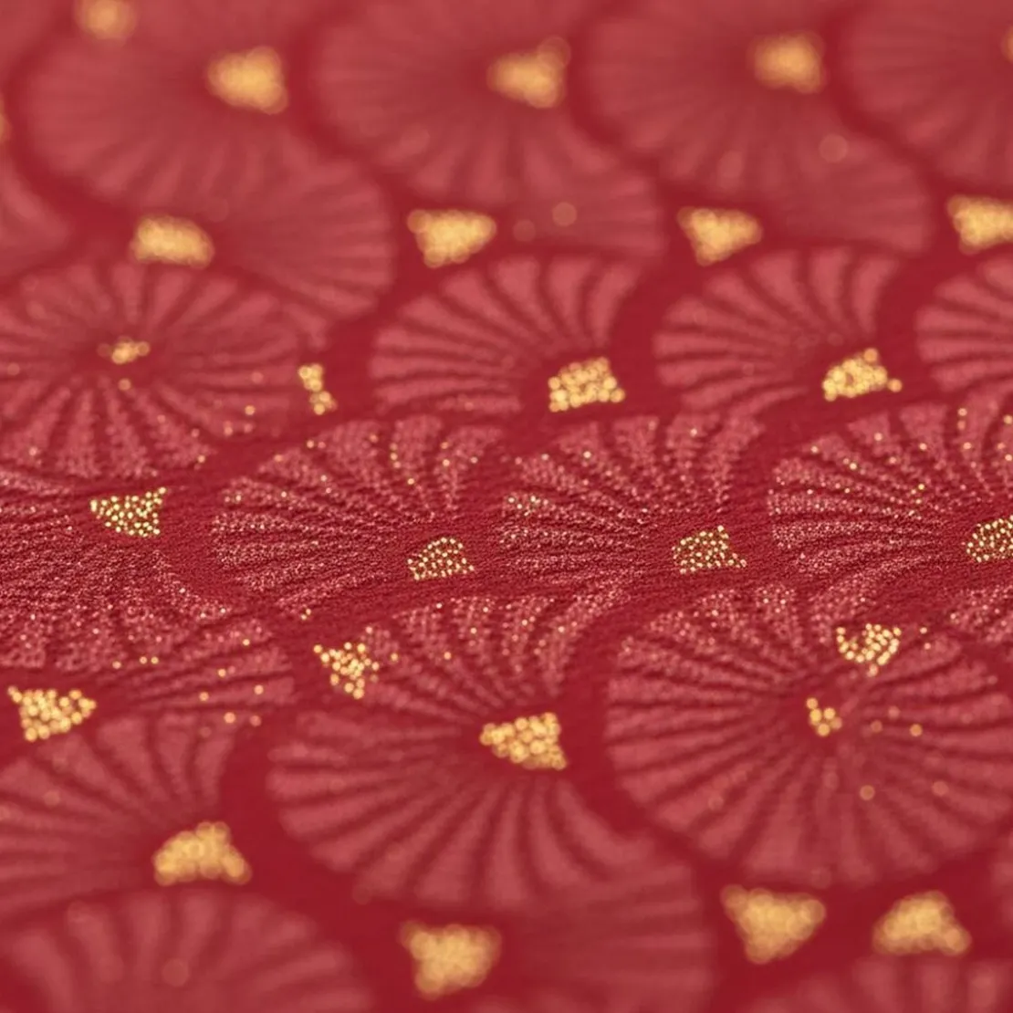 BecquetNappe de table jacquard MANDARA - bordeaux