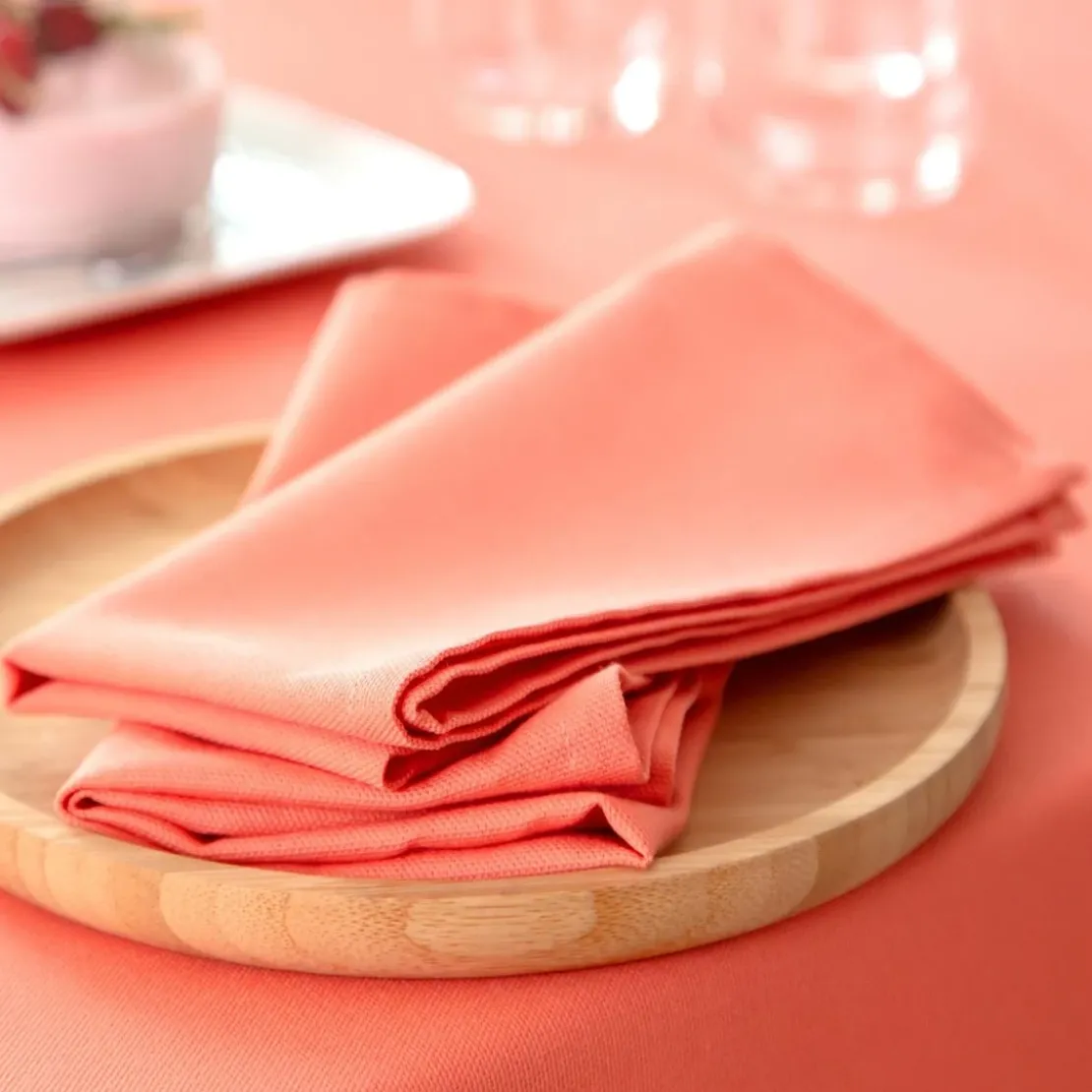 BecquetNappe de table LONA - orange corail