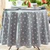 BecquetNappe en coton enduit ZUMBAgrise 150cm