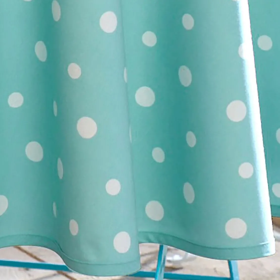BecquetNappe en coton enduit ZUMBA Bleu turquoise