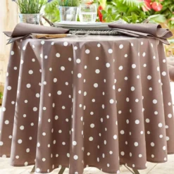 BecquetNappe micro-enduite à pois - Beige