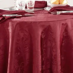 BecquetNappe ovale 180x270 cm DALILA - griotte