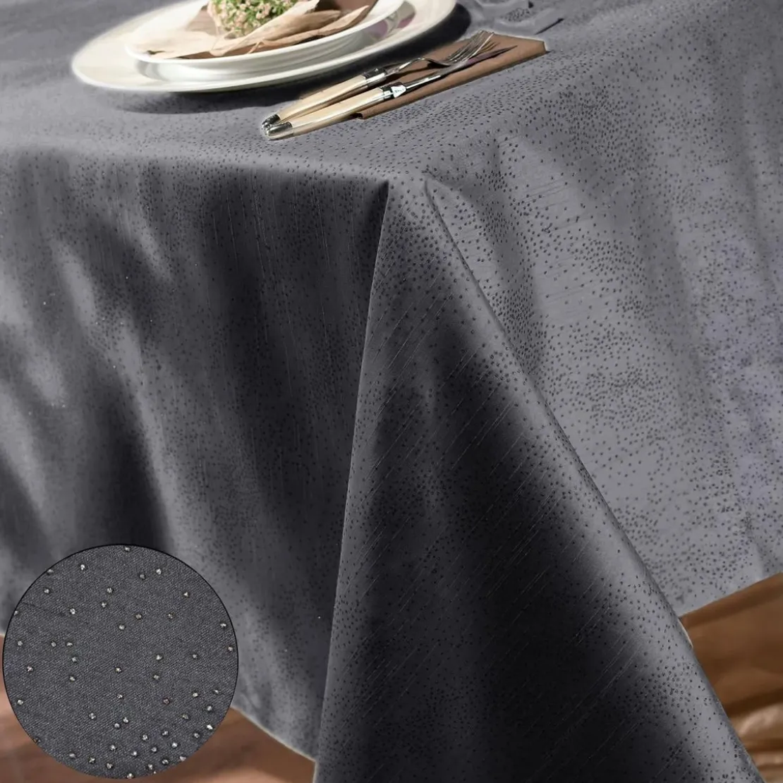 BecquetNappe à strass STRASSNAP gris