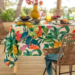 BecquetNappe TROPICALNAP 140x140 multicolore