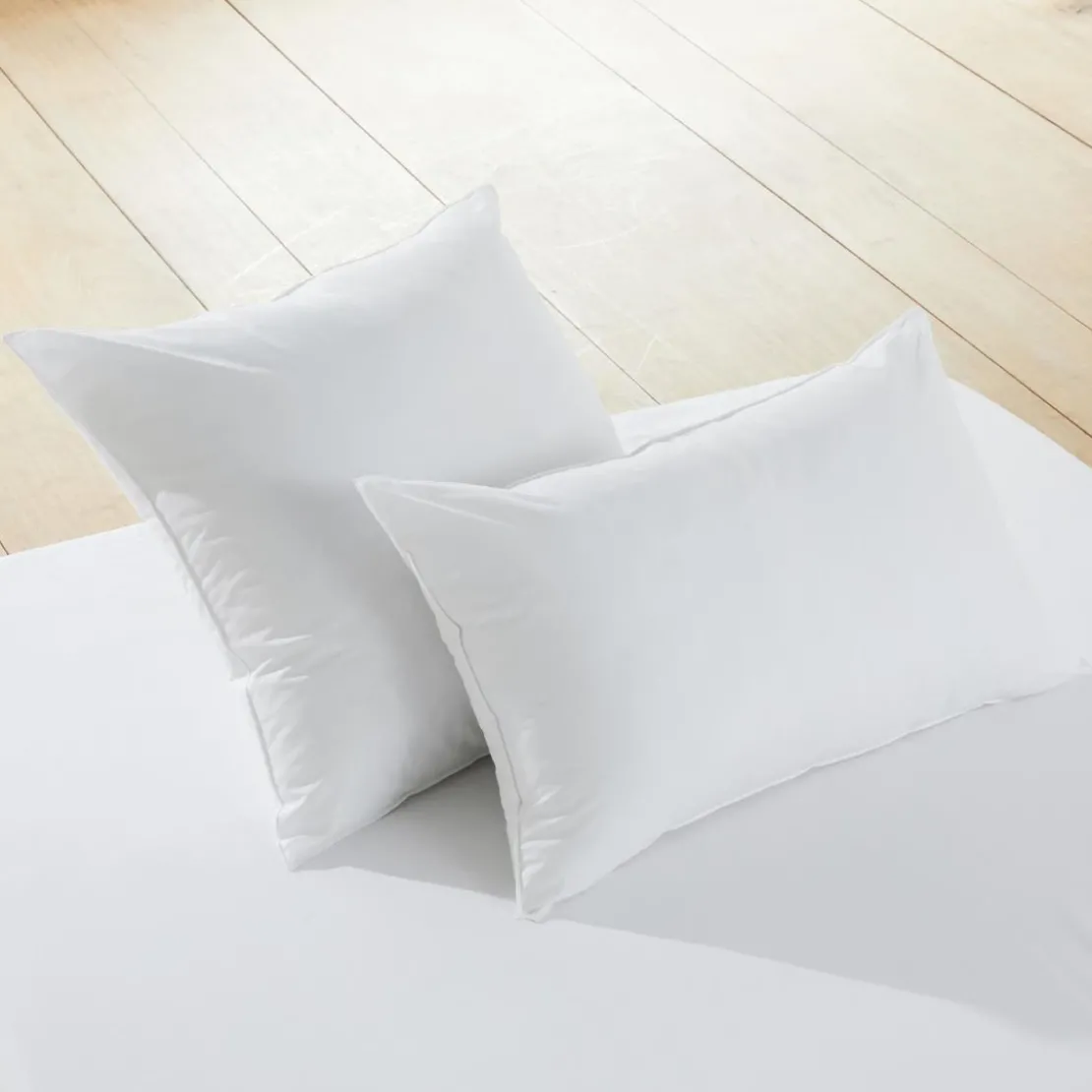 BecquetOreiller ferme blanc uni triple action - GREENSPHERE