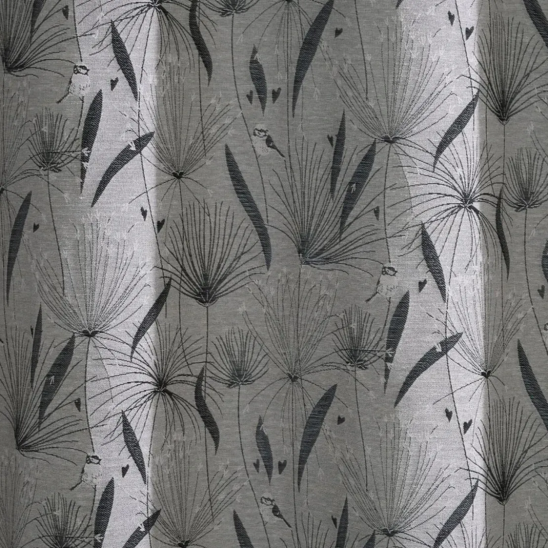 BecquetPaire de Rideaux tissés Jacquard noir MIYAJIMA