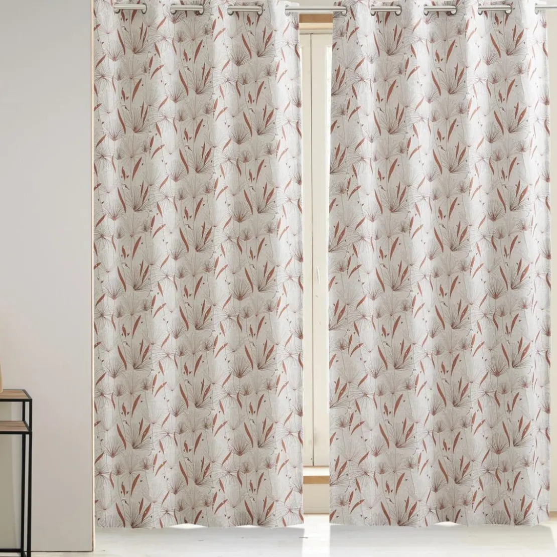 BecquetPaire de Rideaux tissés Jacquard tomette MIYAJIMA
