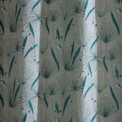 BecquetPaire de Rideaux tissésJacquard Bleu Paon MIYAJIMA
