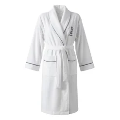 BecquetPeignoir de bain blanc motif phare - PHARE
