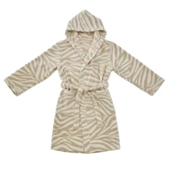 BecquetPeignoir de bain coton eponge 380 g/m² ZEBRA - beige