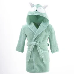 BecquetPeignoir de bain enfant BABYvert amande en coton