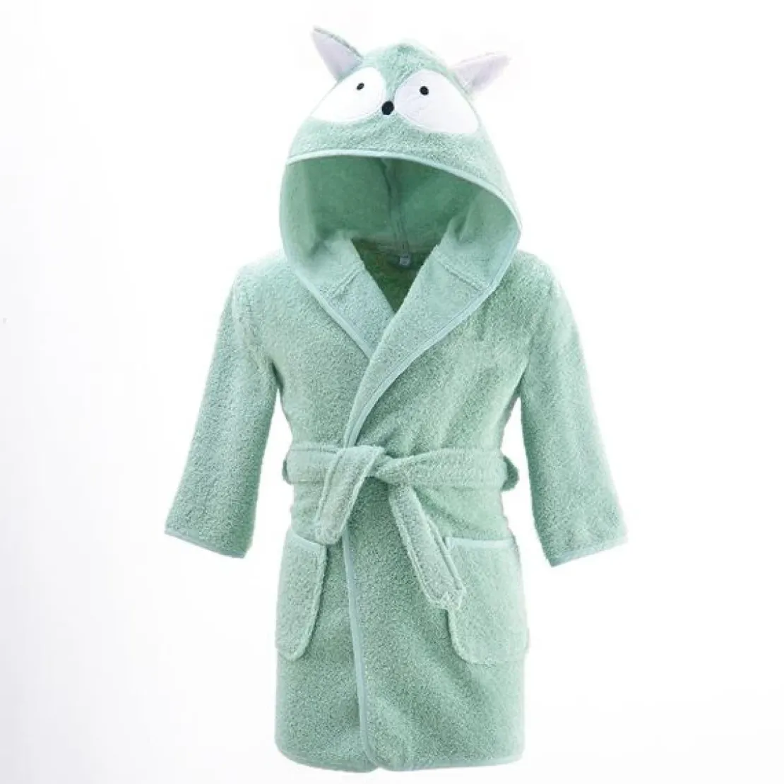 BecquetPeignoir de bain enfant BABYvert amande en coton