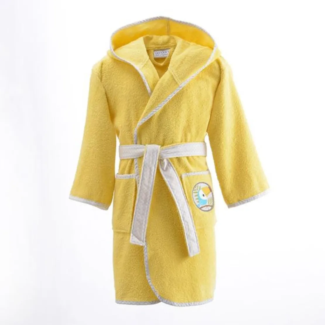BecquetPeignoir de bain enfant PETITES BETESjaune mimosa en coton