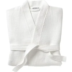 BecquetPeignoir de bain 250 g/m² NID D'ABEILLES - Blanc