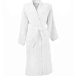 BecquetPeignoir de bain 250 g/m² NID D'ABEILLES - Blanc