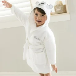 BecquetPeignoir enfant en coton RENATO blanc