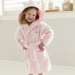 BecquetPeignoir enfant en coton RENATO rose