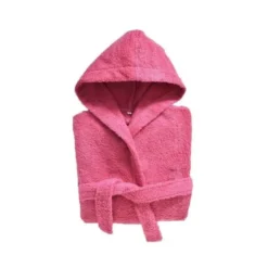 BecquetPeignoir enfant uni lauréat 340gm2 - Rose