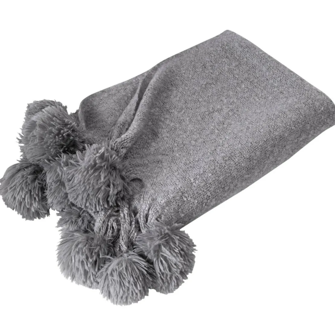 BecquetPlaid en acrylique gris - POMPONS