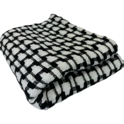 BecquetPlaid tissé jacquard MORGANS - Noir