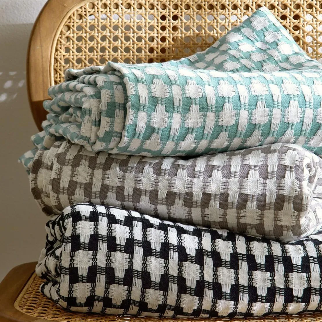 BecquetPlaid tissé jacquard MORGANS - Noir