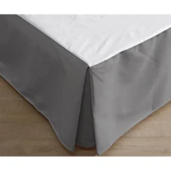 BecquetProtection literieHOUSSE C.SOMMIER gris en coton