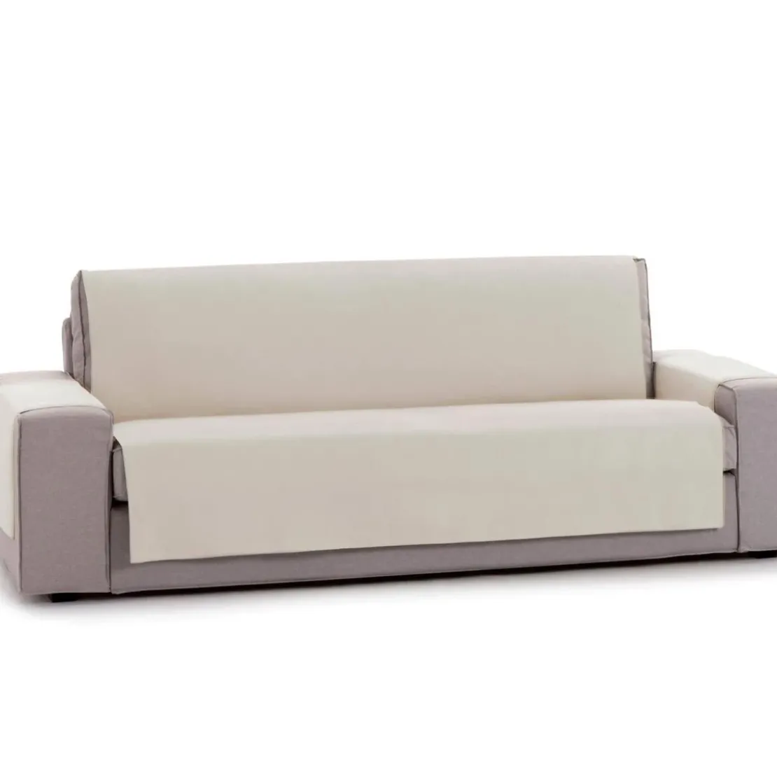 BecquetProtege canapé en Coton LEVANTE Beige