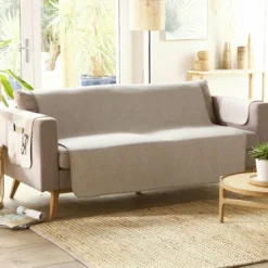 BecquetProtège canapé BOSQUE 100x200 beige
