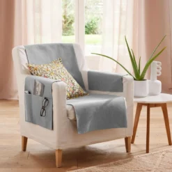 BecquetProtège canapé ECOGREEN 110x140 gris moyen