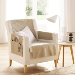 BecquetProtège canapé WHISPER 110x140 beige