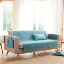 BecquetProtège fauteuil ECOGREEN 60x140 bleu