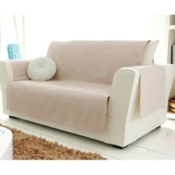 BecquetProtège-fauteuil et canapé universels antiglisse LONASOFT - Beige