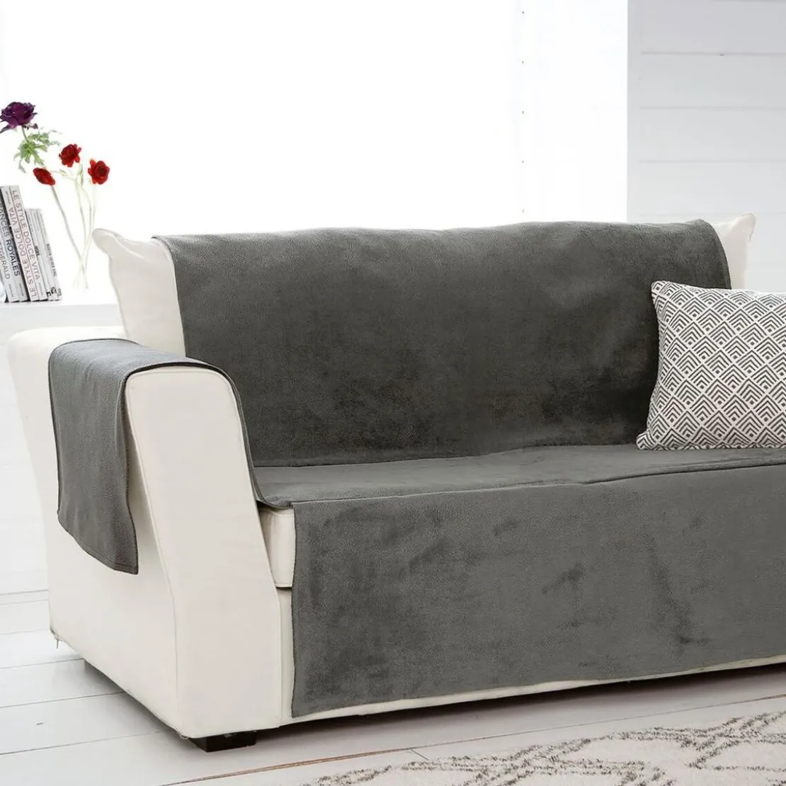 BecquetProtège-fauteuil universels aspect velours grainé