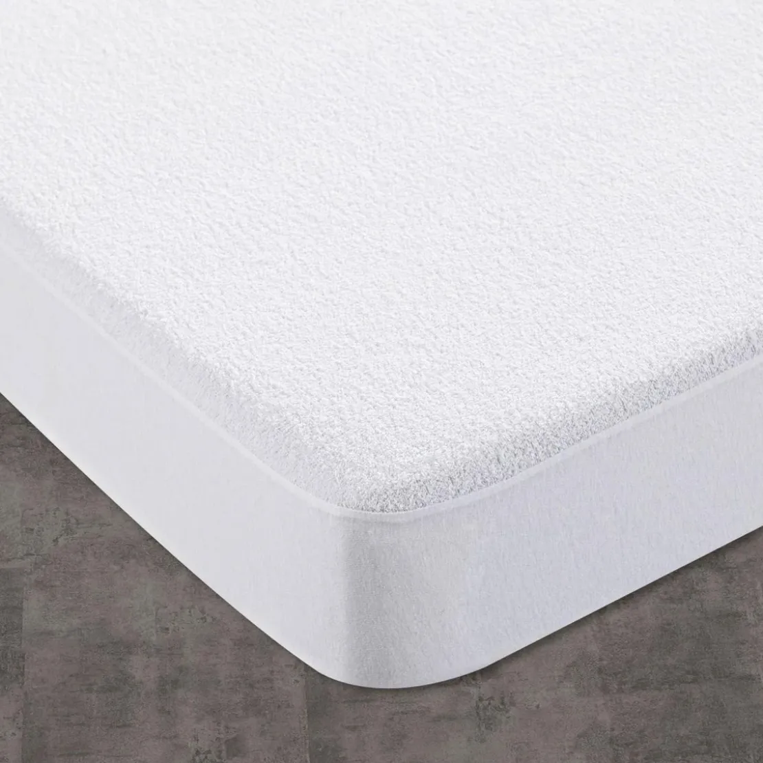 BecquetProtège-matelas bouclette PRONEEM antiacariens blanc