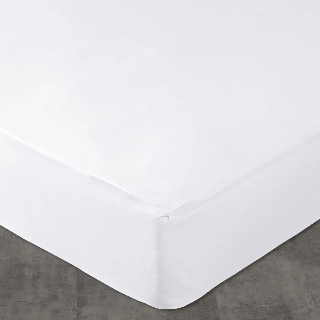 BecquetProtège-matelas grands bonnets blanc en jersey Tencel Cool'In imperméable - COLL'IN PU