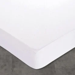 BecquetProtège-matelas HOUSSE JERSEY blanc uni imperméable et respirant