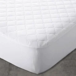 BecquetProtège-matelas housse microfibre blanc matelassé - HOUSSE MI MTL