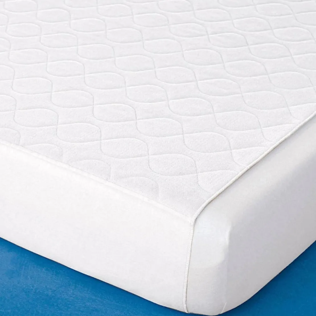 BecquetProtège-matelas imperméable et respirant blanc uni à rabats - SNOZZY