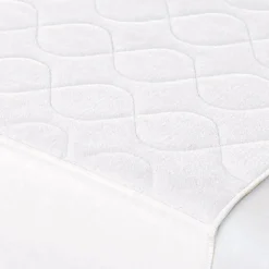 BecquetProtège-matelas imperméable et respirant blanc uni à rabats - SNOZZY