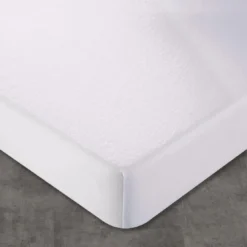 BecquetProtège-matelas molleton blanc imperméable standard - HOUSSE MOLLE