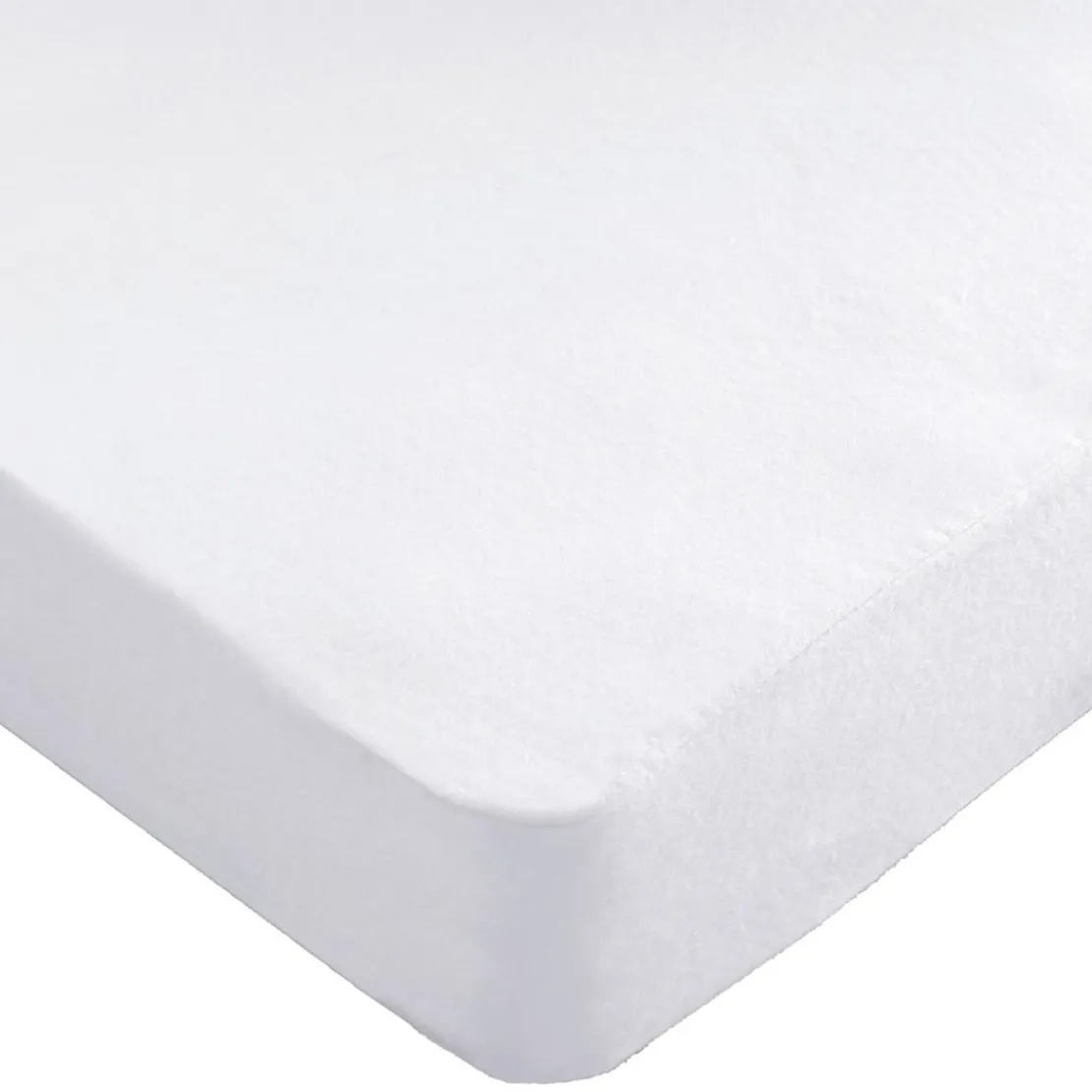 BecquetProtège-matelas triple protection blanc uni en molleton très épais 400 g/m² - BI-OME