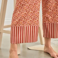 BecquetPyjama en satin PAULETTELEO motif Leopard - rose