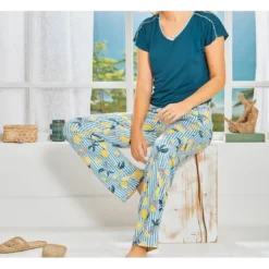 BecquetPyjama femme CITRUS - bleu