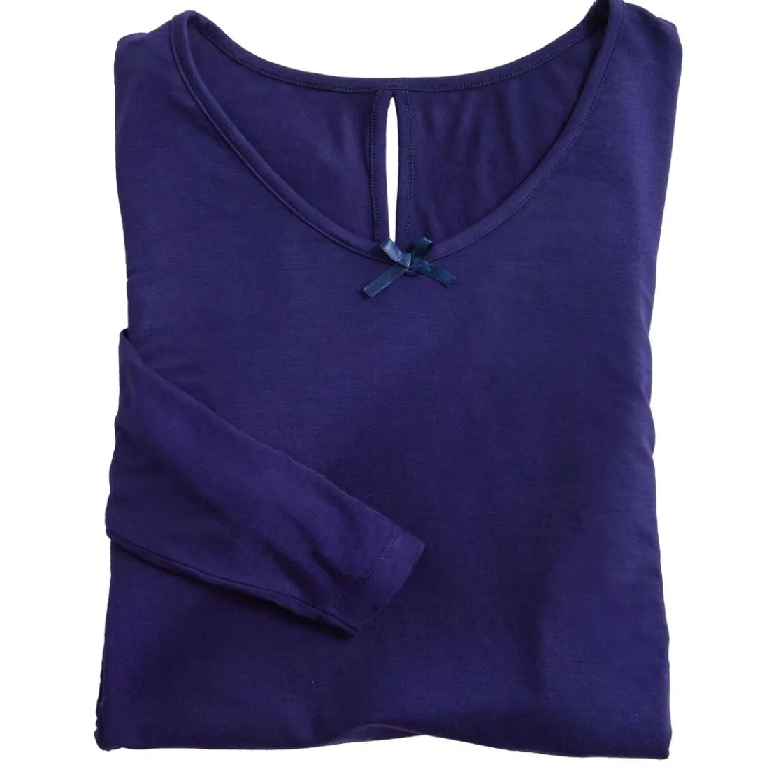 BecquetPyjama femme en viscose AMAZONE Bleu
