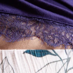 BecquetPyjama femme en viscose AMAZONE Bleu
