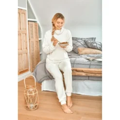 BecquetPyjama femme Masofty - blanc ivoire